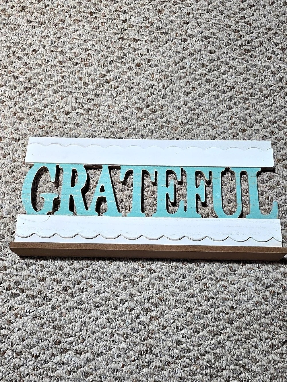Grateful Sentiment Plaque Tabletop